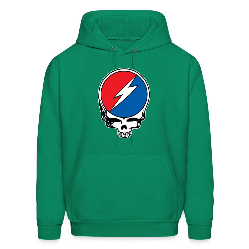 Grateful Skull Hoodie - kelly green