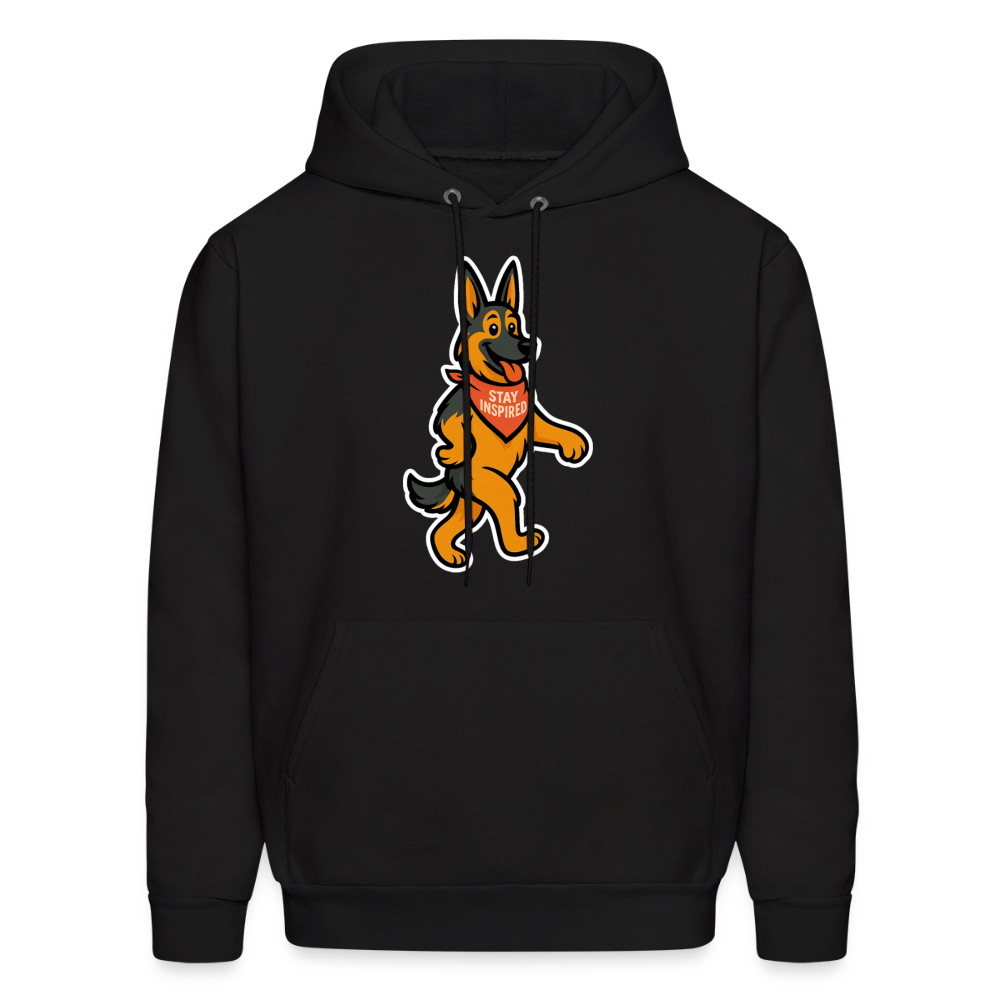 Dancing German Shepherd Hoodie - black