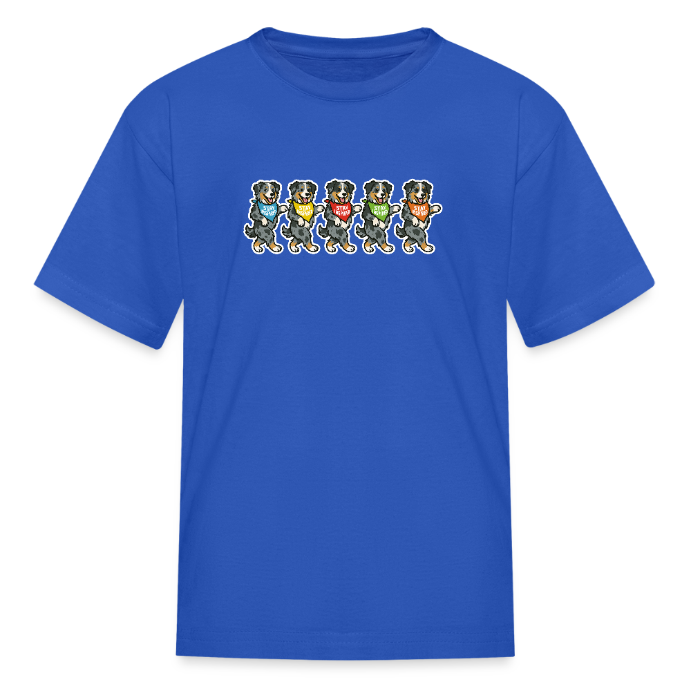 Dancing Aussies Kids' T-Shirt - royal blue