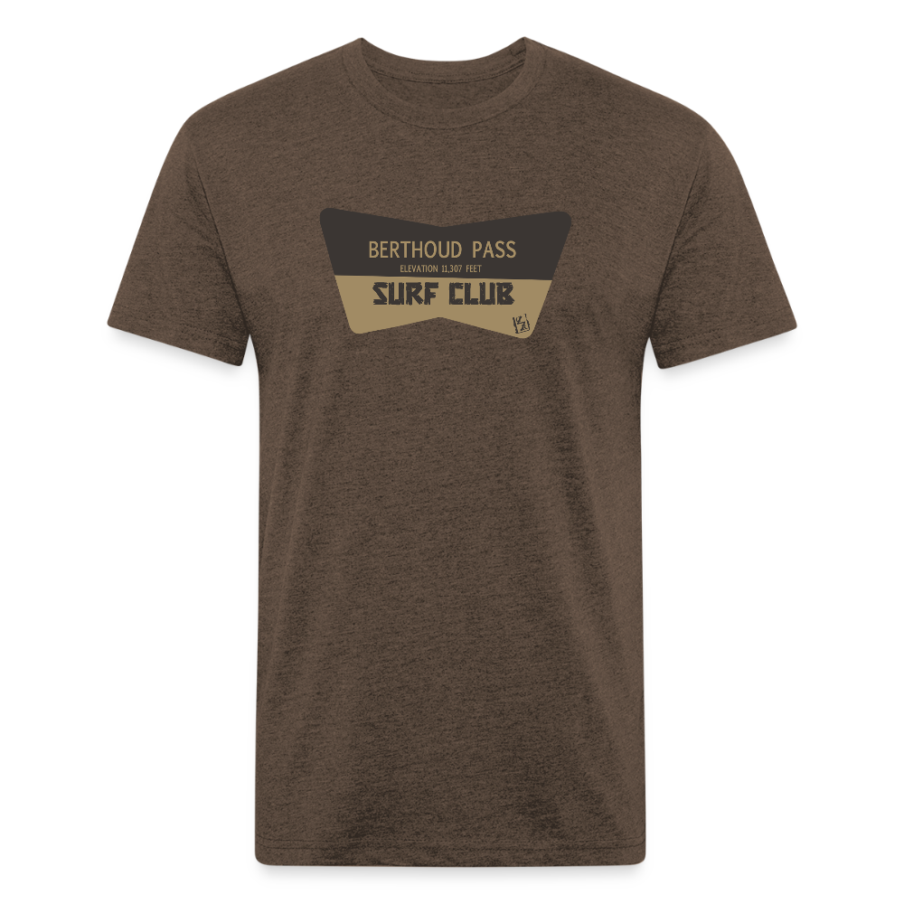 Berthoud Pass Surf Club (BPSC) Tee - heather espresso