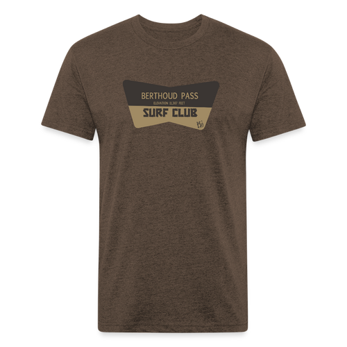 Berthoud Pass Surf Club (BPSC) Tee - heather espresso
