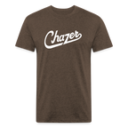 Chazer Varsity Tee - heather espresso