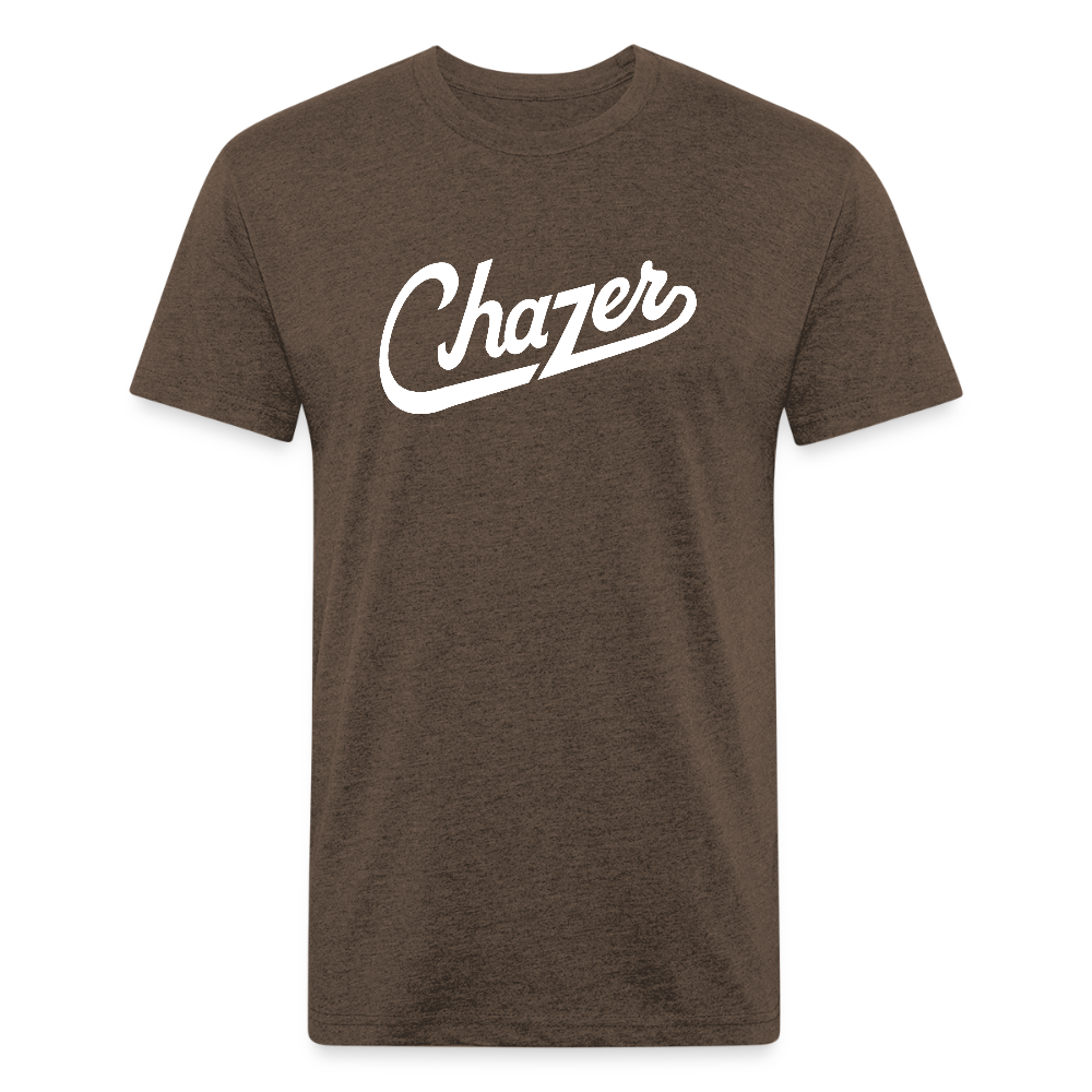 Chazer Varsity Tee - heather espresso