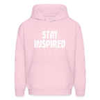 Stay Inspired Hoodie - pale pink