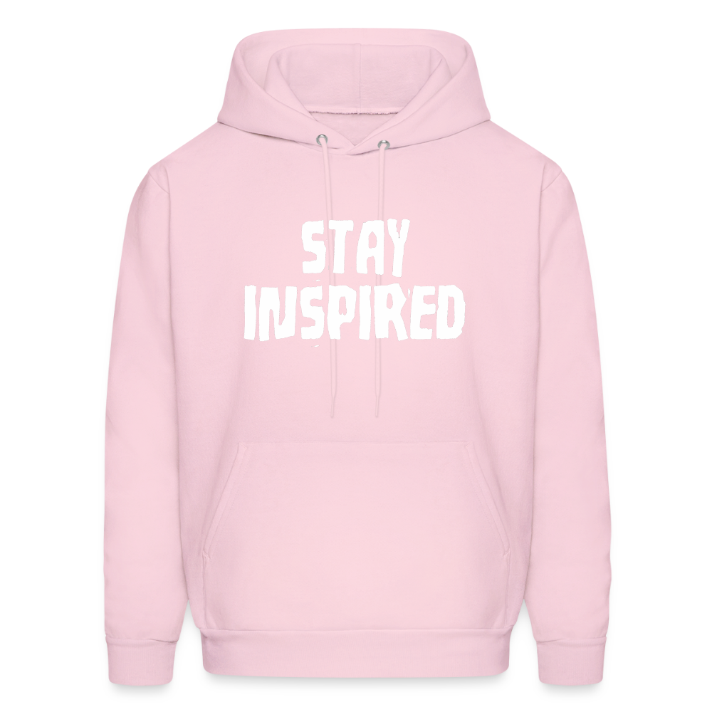 Stay Inspired Hoodie - pale pink