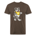 Dancing Pitbull Tee - heather espresso