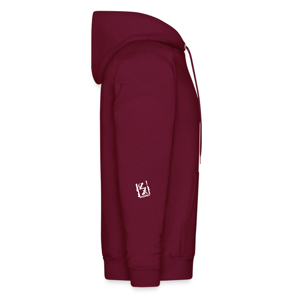 Dancing German Shepherd Hoodie - burgundy