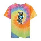 Dancing Aussie Kids Tie Dye T-Shirt - rainbow