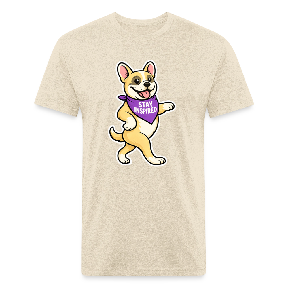 Dancing Frenchie Tee - heather cream