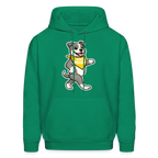 Dancing Pitbull Hoodie - kelly green