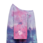 Dancing German Shepherd Kids Tie Dye T-Shirt - cotton candy