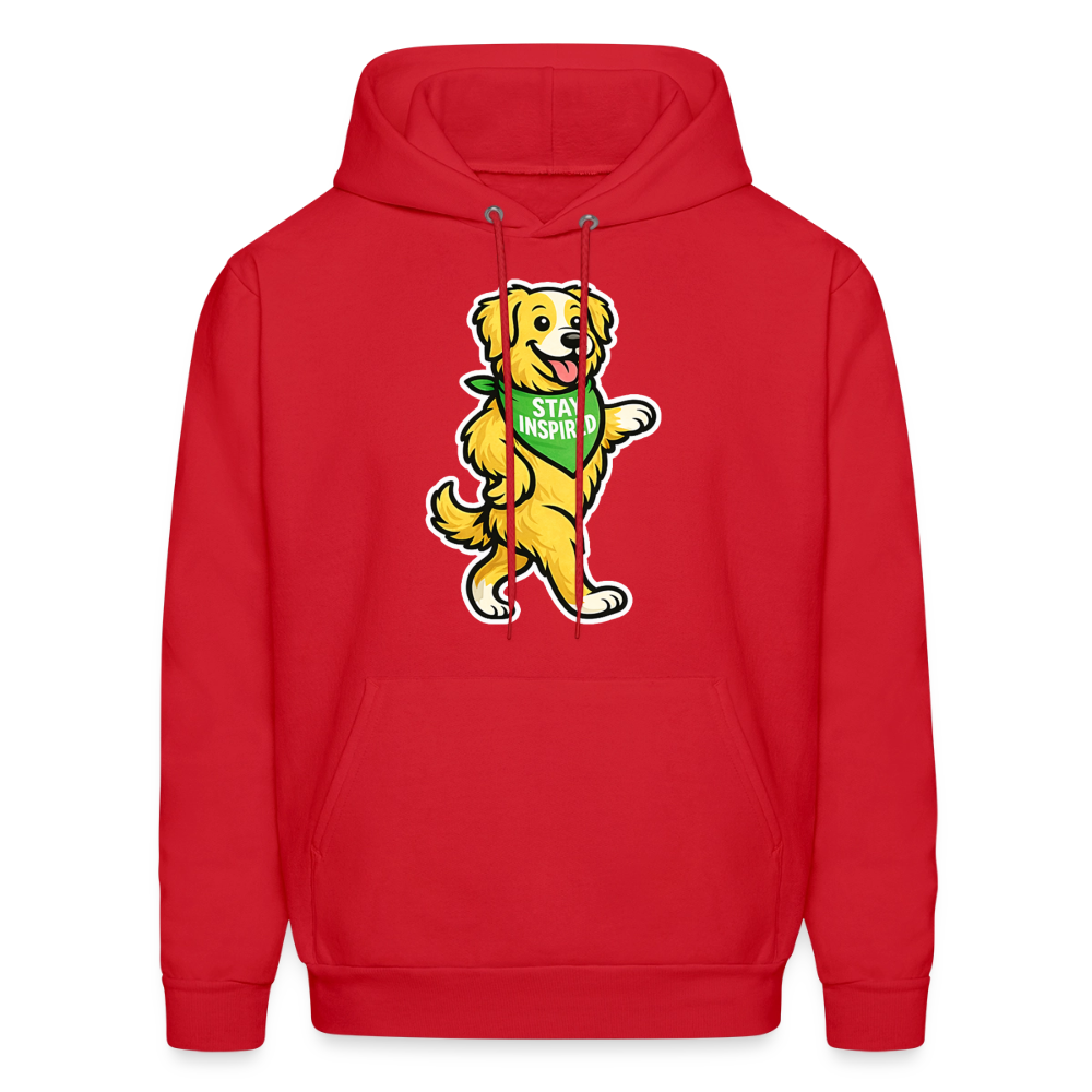 Dancing Golden Hoodie - red