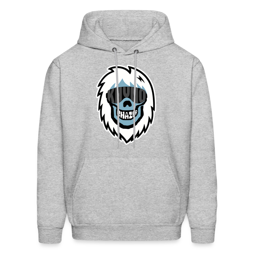 Chazer X Khuno: Skeleton Yeti Hoodie - heather gray