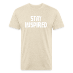 Stay Inspired Tee - heather cream