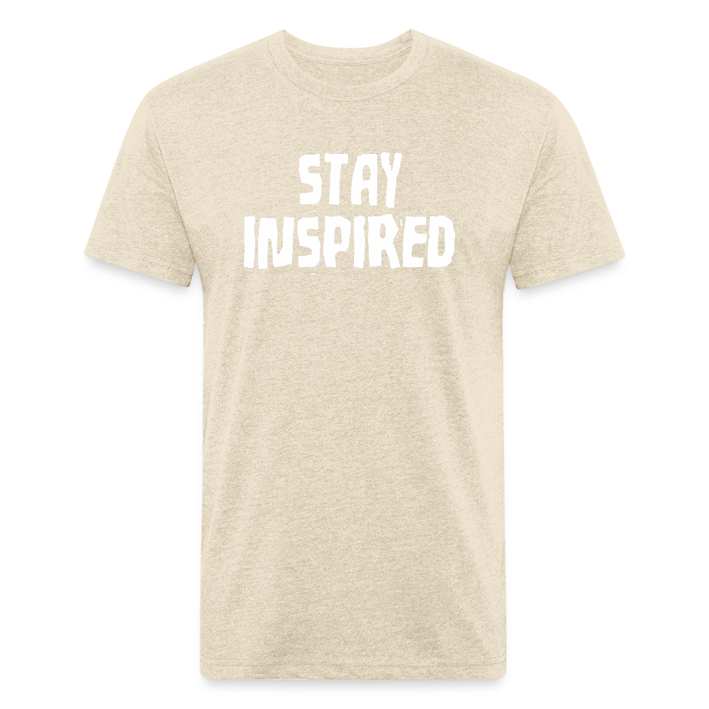 Stay Inspired Tee - heather cream