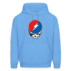 Grateful Skull Hoodie - carolina blue