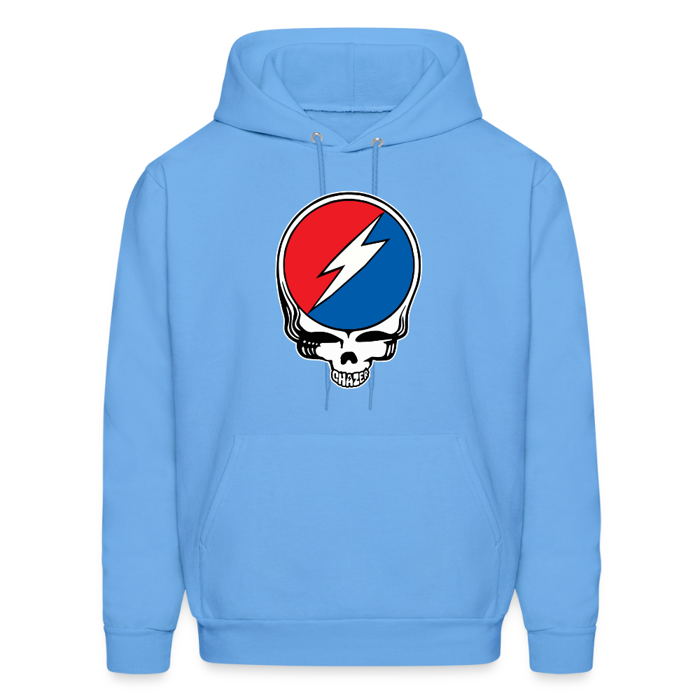 Grateful Skull Hoodie - carolina blue