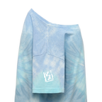 Dancing Aussies Kid's Tie Dye T-Shirt - blue lagoon