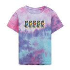 Dancing Aussies Kid's Tie Dye T-Shirt - cotton candy