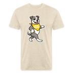 Dancing Pitbull Tee - heather cream