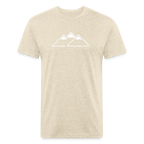 Peaks Tee - heather cream