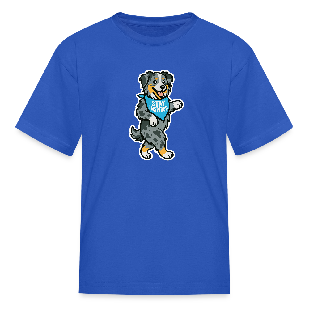 Dancing Aussie Kids T-Shirt - royal blue