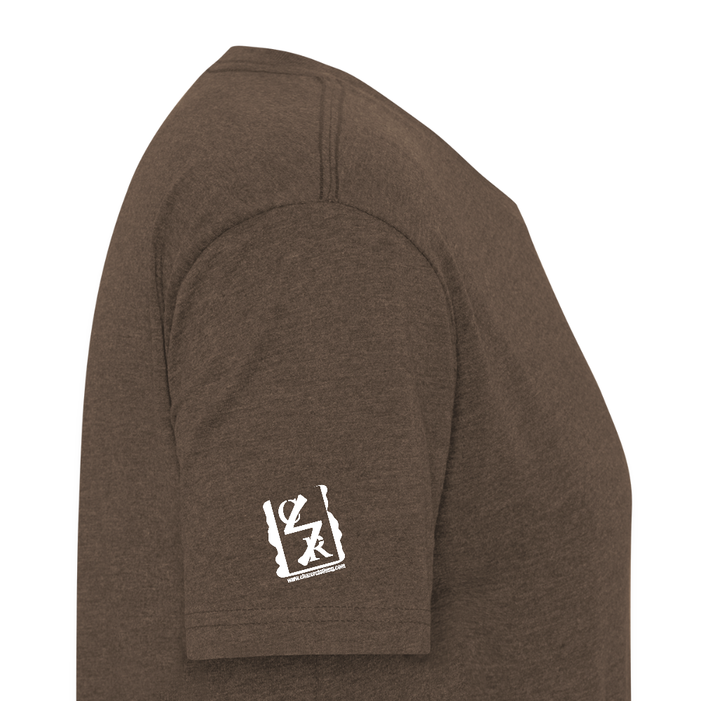 German Shepherd Tee - heather espresso