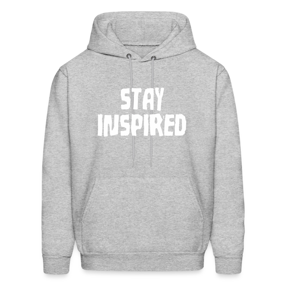 Stay Inspired Hoodie - heather gray