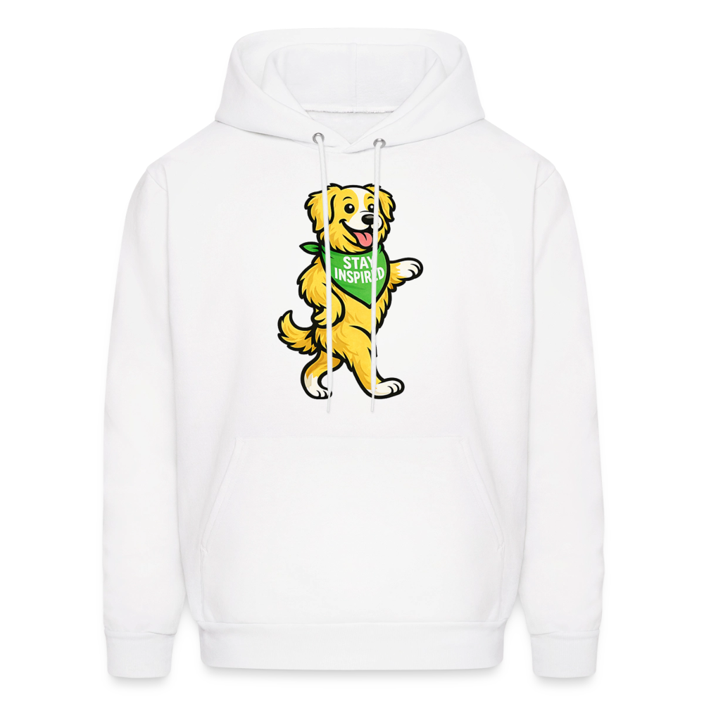 Dancing Golden Hoodie - white