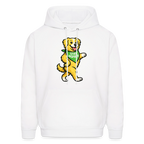 Dancing Golden Hoodie - white