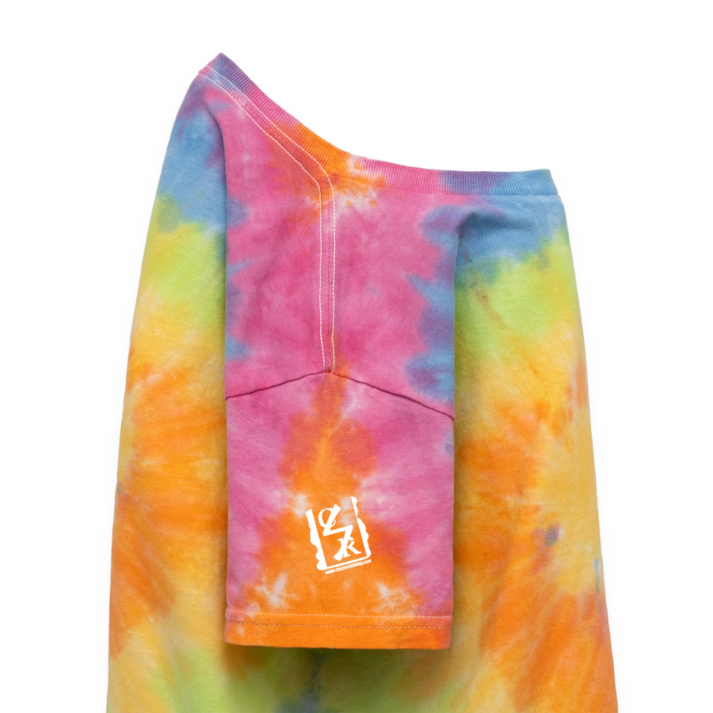 Grateful Skull Kids Tie Dye T-Shirt - rainbow