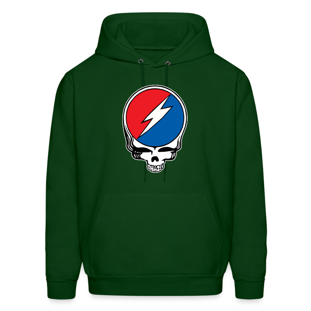 Grateful Skull Hoodie - forest green