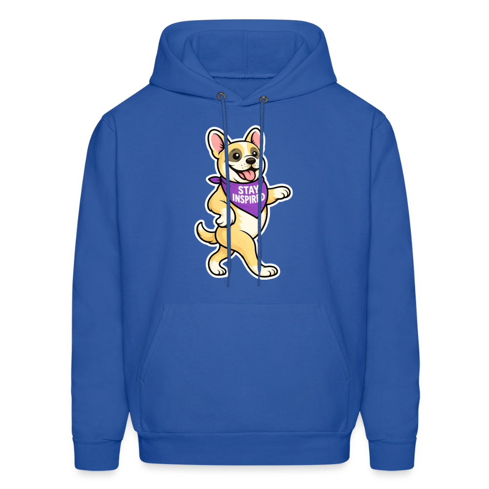 Dancing Frenchie Hoodie - royal blue