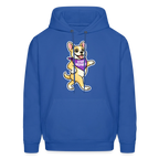 Dancing Frenchie Hoodie - royal blue