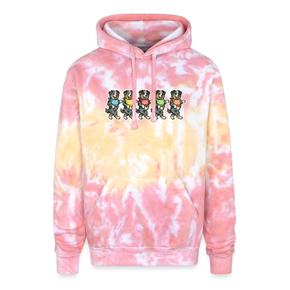 Dancing Aussie Tie Dye Hoodie - funnel cake