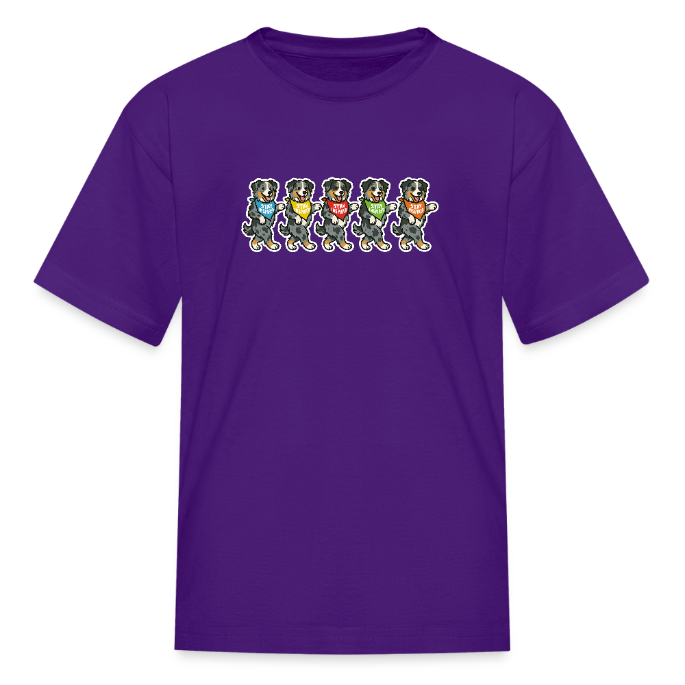 Dancing Aussies Kids' T-Shirt - purple