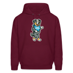 Dancing Aussie Hoodie - burgundy