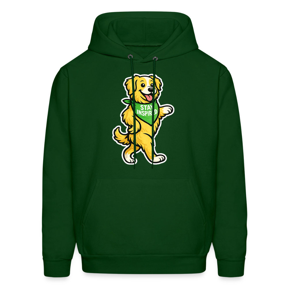 Dancing Golden Hoodie - forest green