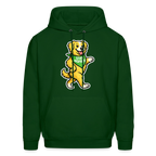 Dancing Golden Hoodie - forest green