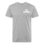Skull & Golf Clubs Tee - heather gray