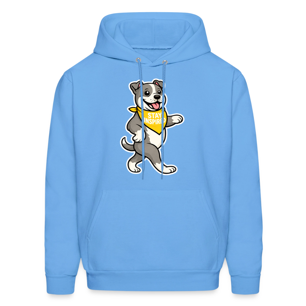 Dancing Pitbull Hoodie - carolina blue