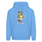 Dancing Pitbull Hoodie - carolina blue