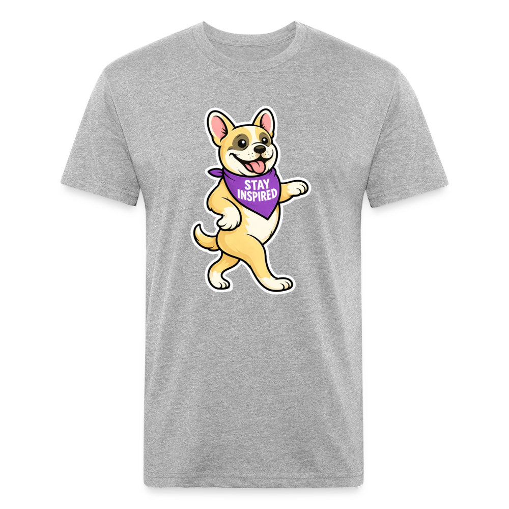 Dancing Frenchie Tee - heather gray