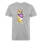 Dancing Frenchie Tee - heather gray