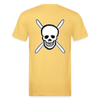 Skull & Skis Tee - pastel yellow