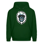 Chazer X Khuno: Skeleton Yeti Hoodie - forest green