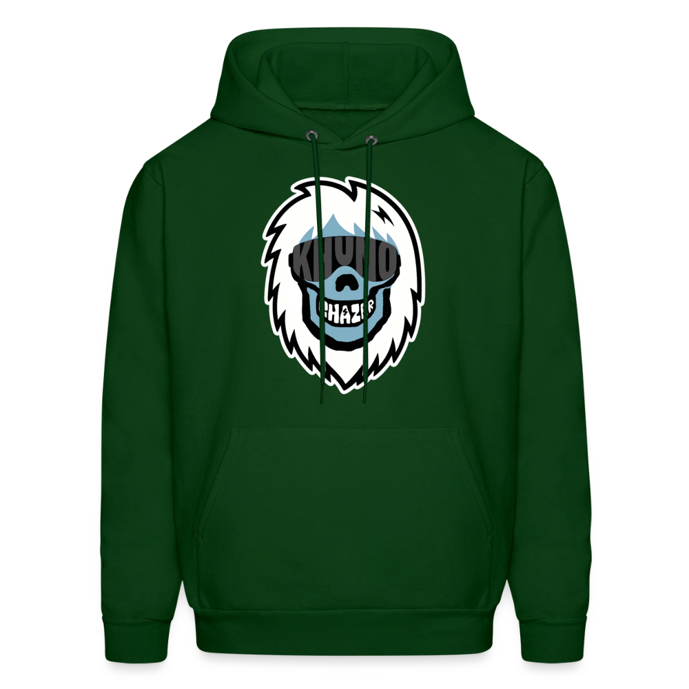 Chazer X Khuno: Skeleton Yeti Hoodie - forest green