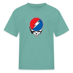 Grateful Skull Kids T-Shirt - aquatic
