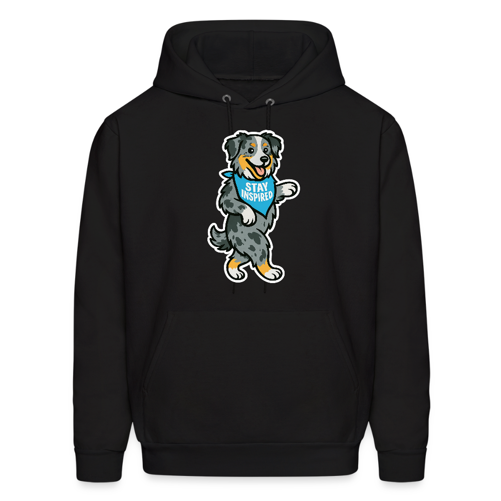 Dancing Aussie Hoodie - black