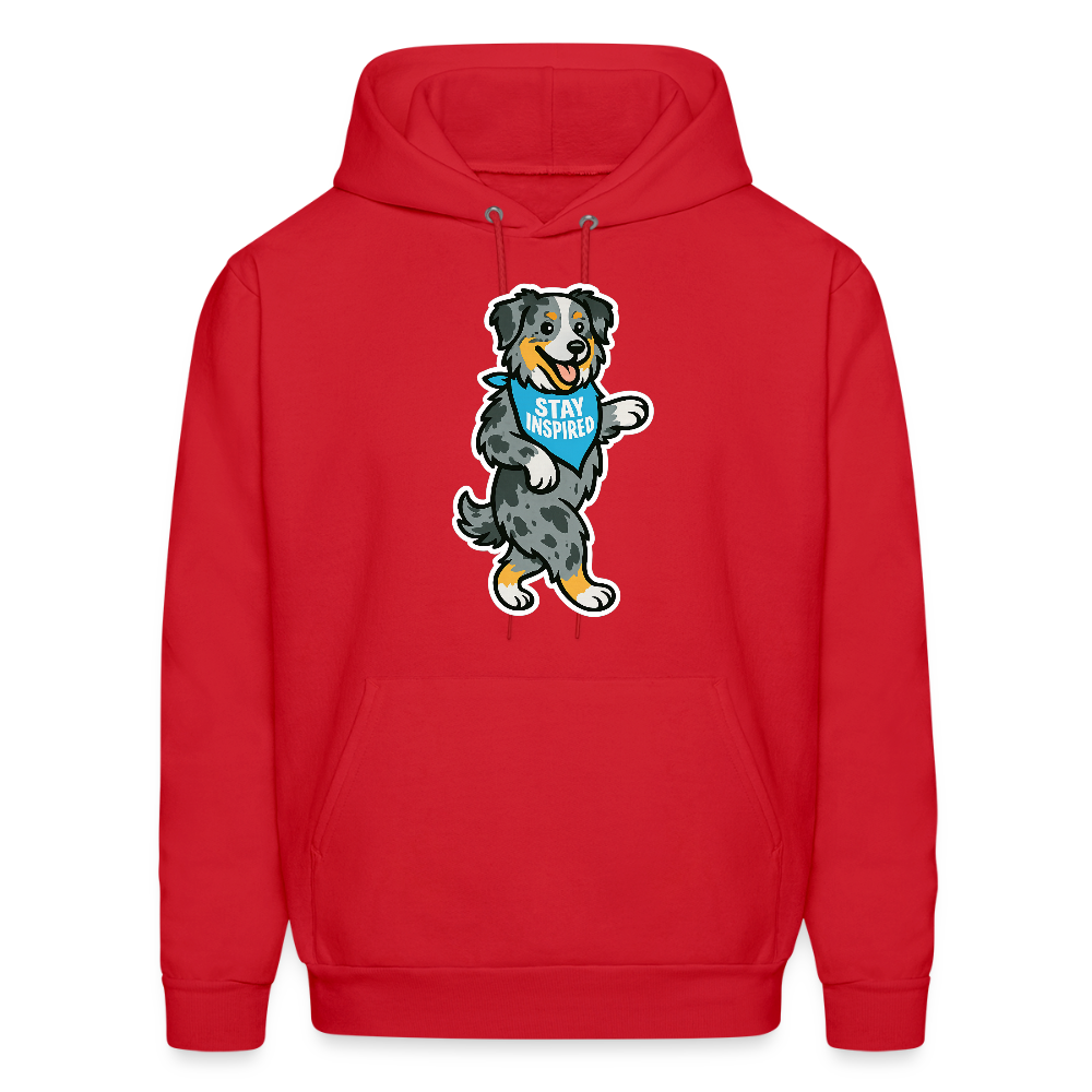 Dancing Aussie Hoodie - red